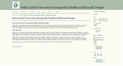 Desktop Screenshot of deuhyoedergi.org